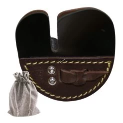 VLBB Split Finger Calf Skin Tab With ABS Spacer -Archery equipment 837950 2