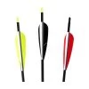 Bearpaw Slimline Black Arrows - Vanes -Archery equipment BPA069 2